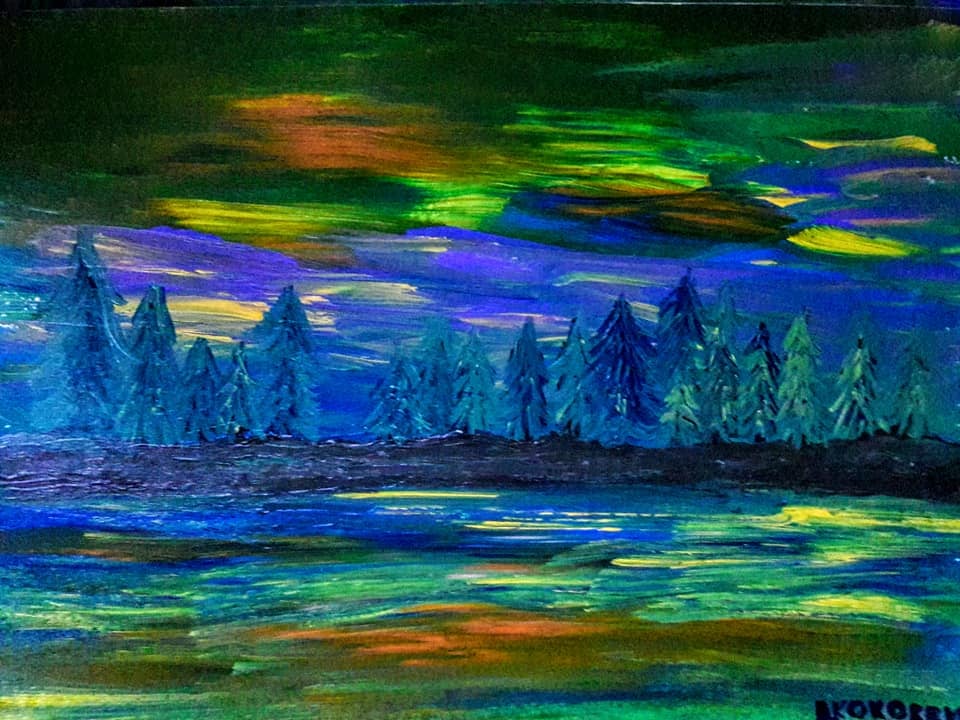 Aurora Borealis - Original Artwork