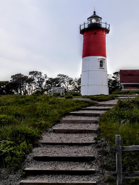 Lighthouse in the Mist - Original Photo Art