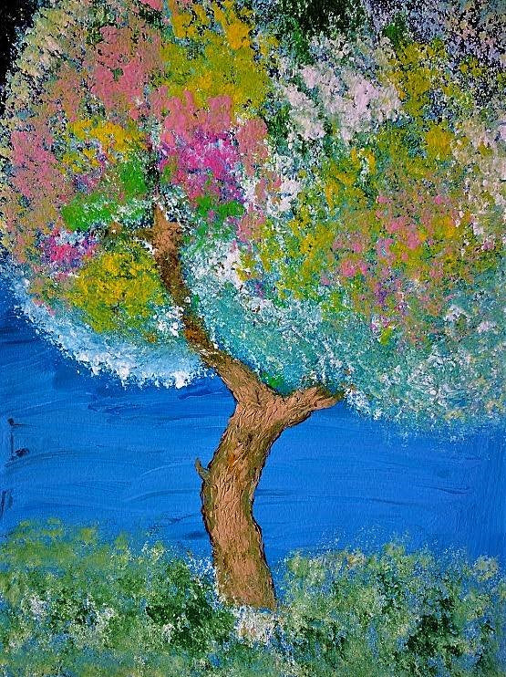 Spring Bloom Tree Original Painting