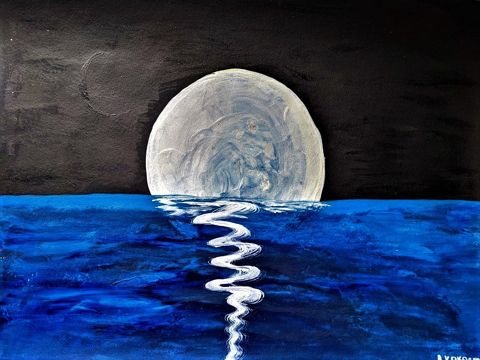 Celestial Full Moon - Original Art