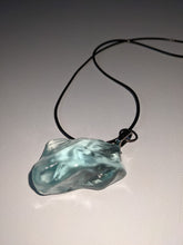 Load image into Gallery viewer, Coastal Charm - Light Blue Seaglass Pendant
