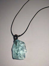 Load image into Gallery viewer, Coastal Charm - Light Blue Seaglass Pendant
